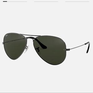Ray-Ban GREEN/Black Large Classic Aviators - NWT